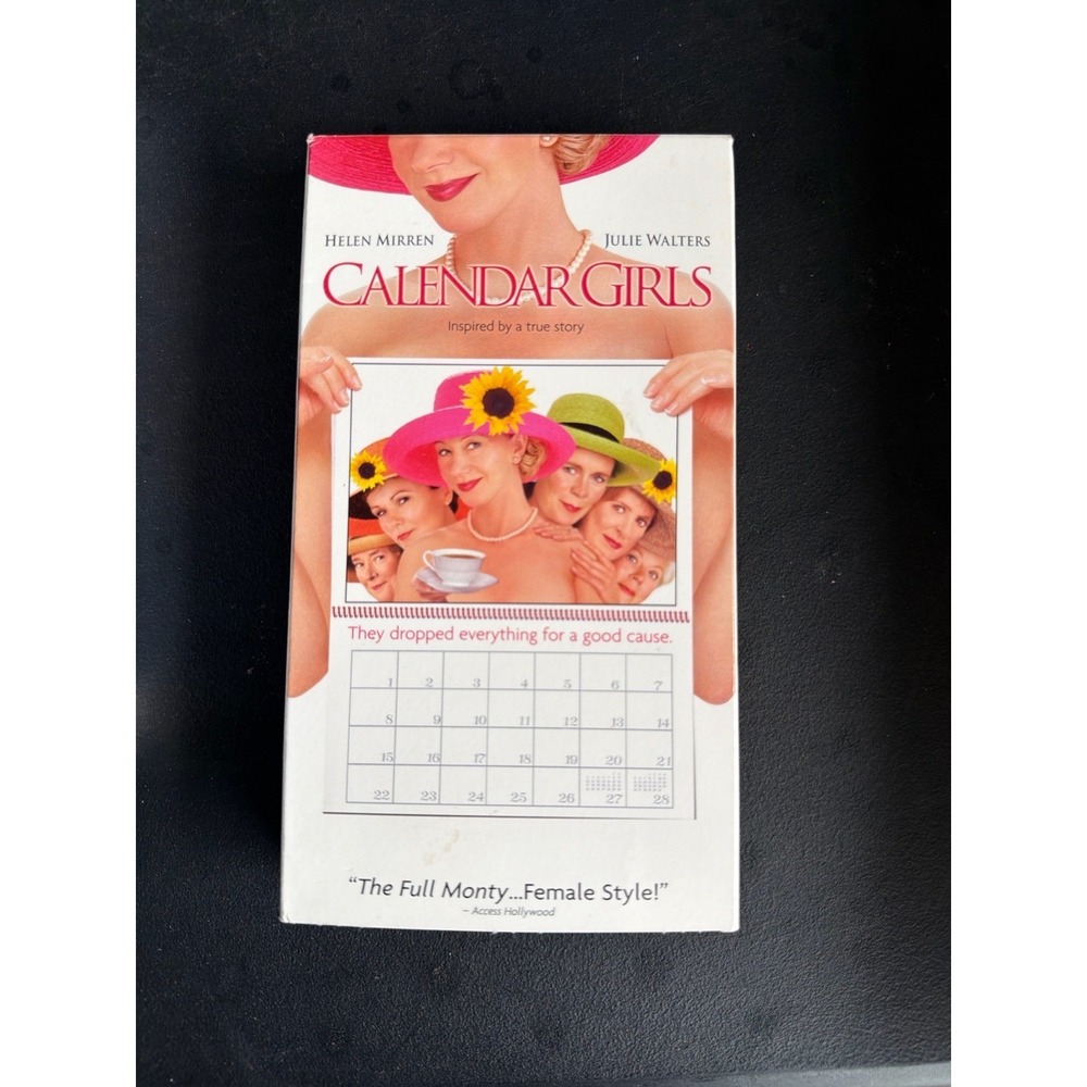 Calendar Girls VHS Movie Helen Mirren Julie Walters British Comedy 2004 22836